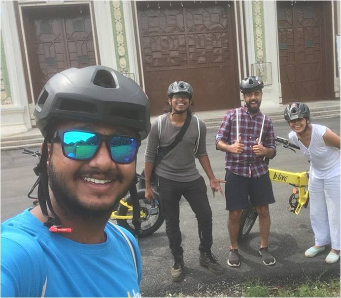 Our Mysore Captain Rohit is having a nice day at work. https://bit.ly/341dJMg . . . B:live, India's first e-bike tour, now riding in Mysore. Call or WhatsApp at 📞+91 86696 00373 or visit us at blive.co.in to book a tour with us. #letsblive #eco #tours #ebikes #discovery #travel #instatravel #wanderlust #swadesdarshan #funoverfuel #goO2noCO2 #moresmileslesssweat #fun #ev #sustainabletourism #ecotourism #mysore #mysorediaries #mysorestyle #mysoretourism #karnataka #MondayMotivation #MysoreMotivation