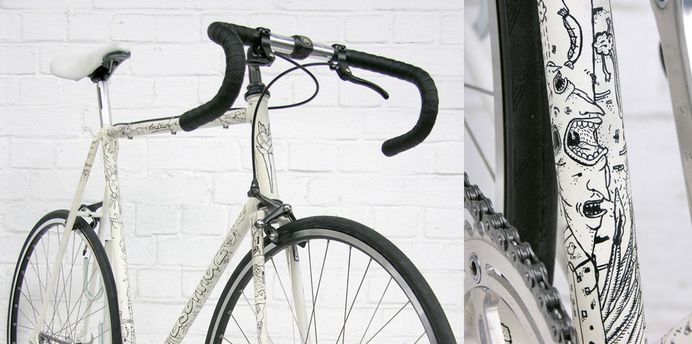Bildergebnis für illustrated bike frame
