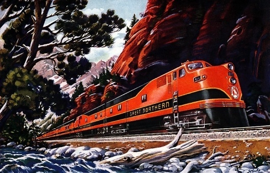 Plan59 :: Vintage Ads :: Mid-Century Modern :: Great Northern Empire Builder, 1946 #great #northern