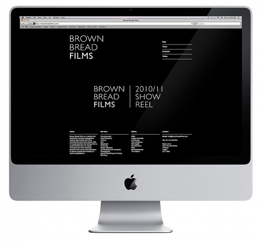 Brown Bread Website- Workshop Graphic Design & Print - Leeds, West Yorkshire #grid #website #mono