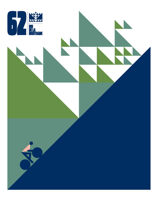 Caleb Kozlowski cycling posters | Veerle's blog 3.0 #cycling #shape #poster
