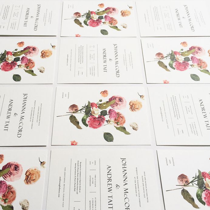 Floral Invitations