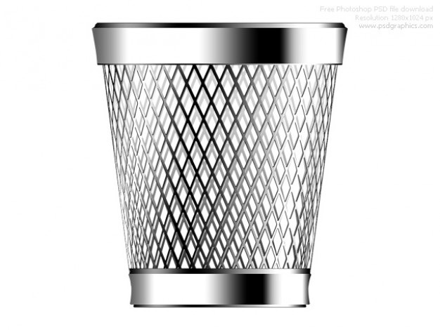 Psd trash can icon Free Psd. See more inspiration related to Icon, Icons, Web, Metal, Silver, Psd, Trash, Web icons, Shiny, Trash can and Horizontal on Freepik.