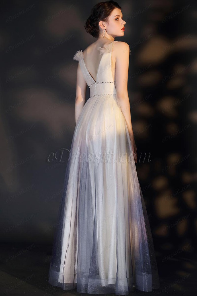 eDressit Sexy V-Cut Straps Magical Gradient Tulle Party Dress (02204456)