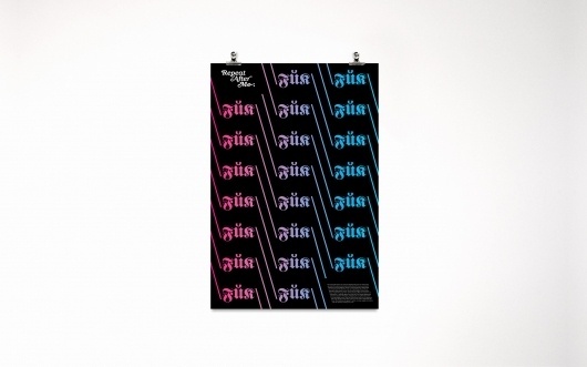 Repeat After Me : jcpagan #design #poster #typography