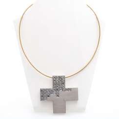 GÜNTER KRAUSS large cross pendant
