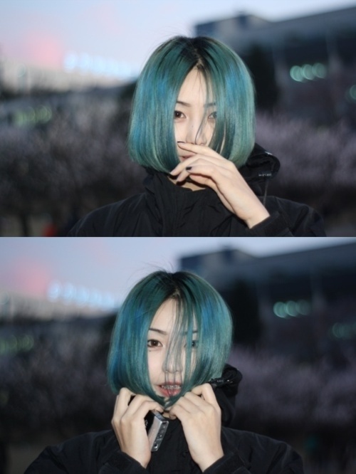 blue