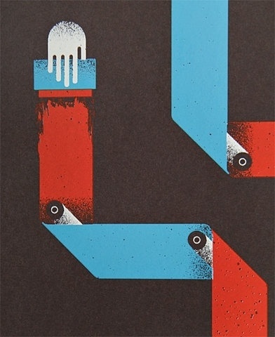 FFFFOUND! | Product Feature: Print & Production Poster | Inksie Journal of Design & Culture #illustration