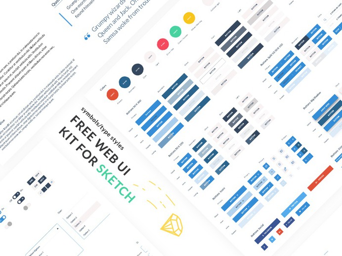 FREE WEB UI Kit - Get it from here https://www.thehotskills.com/sketch-app-ui-kits-free