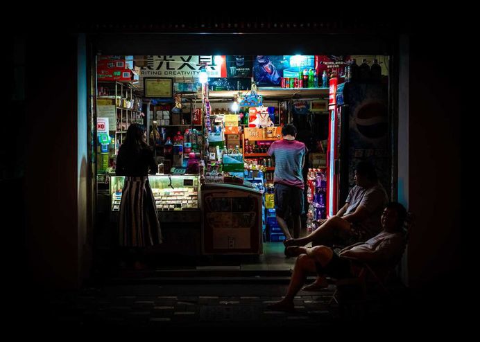 NightShift: Stunning Street Scenes of Shanghai at Night by Florian Mueller