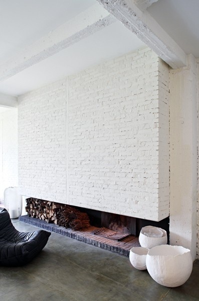 The Design Chaser: Interior Brick | Raw #interior #brick #design #decor #wall #deco #decoration