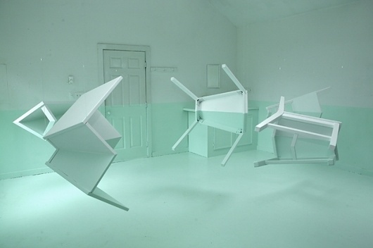 Kyung Woo Han - Green House + xoxo #house #installation #han #kyung #art #woo #room #green