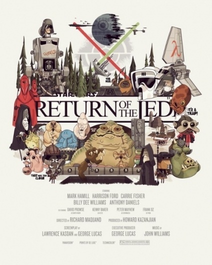 Star Wars example #135: NiceFuckingGraphics! #jedi #of #wars #the #star #return #poster