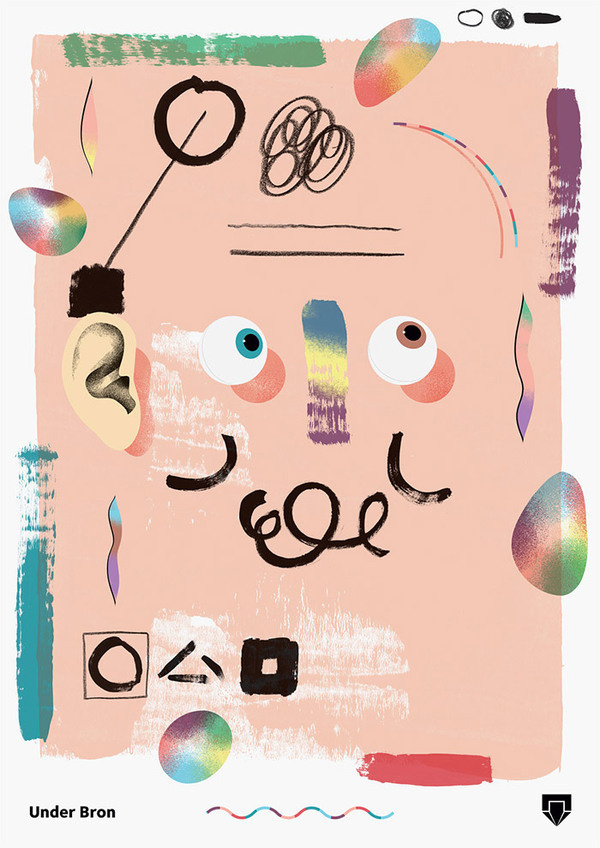 Vibrant, shape filled illustrations by Martin Nicolausson #illustration