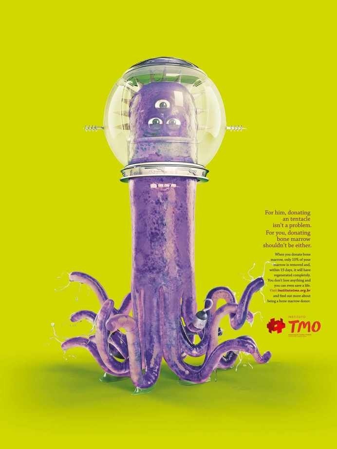 TMO - Bone Marrow Transplant Institute: Tentacle #alien #poster