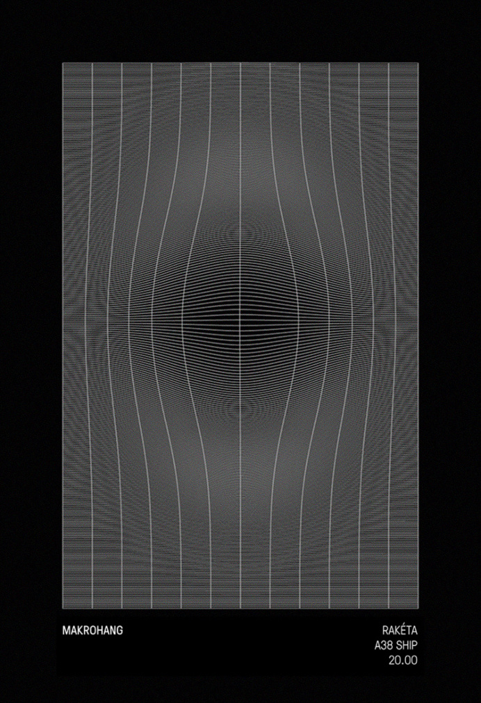 makrohang #flyer #poster #music #lines #minimalism