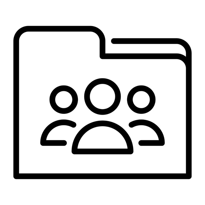 See more icon inspiration related to group, users, shared folder, social media, networking and sharing archives on Flaticon.