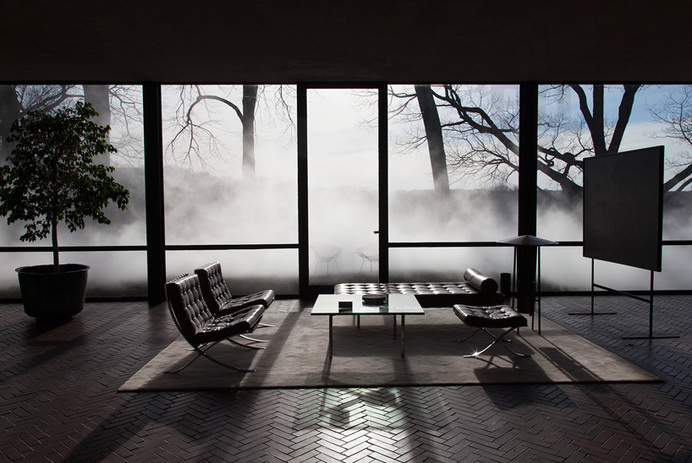 the glass house presents fujiko nakaya: veil #glass house