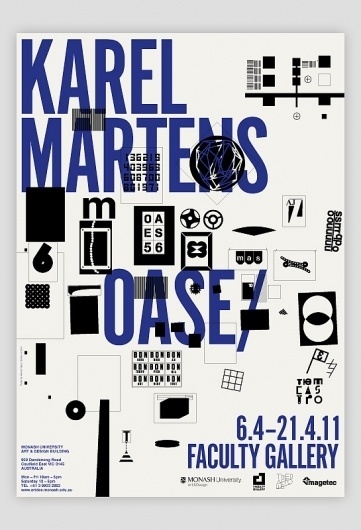 KAREL MARTENS – OASE – Lecture, Melbourne | Swiss Legacy #poster #typography