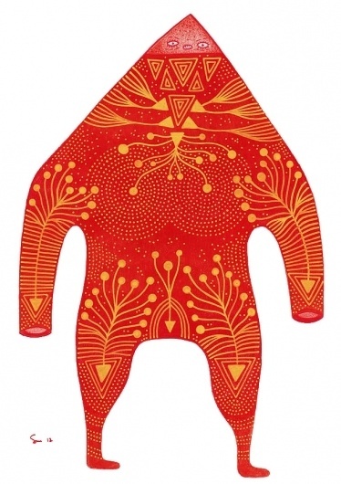 Three : Cosmic Nuggets #pattern #nuggets #design #illustration #organic #character #cosmic