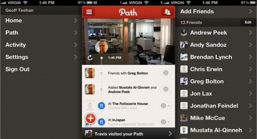 Going down the right Path | Teehan+Lax #path #iphone #app