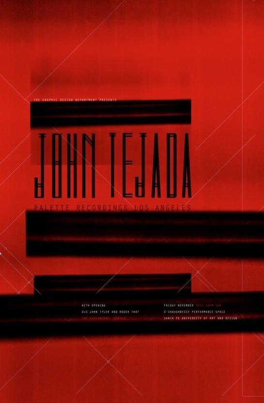John Tejada SFUAD Event #lettering #john #gaverd #tejada