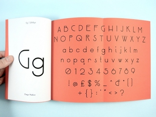 Neal Fletcher — Portfolio #specimen #design #graphic #fletcher #elega #type #neal #typography