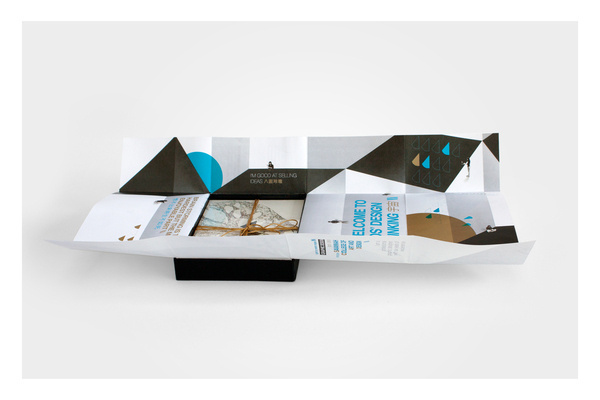 Eos Pan leave-behind portfolio #packaging #creative #print #postcard