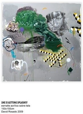 she is getting splash by David Rosado #art