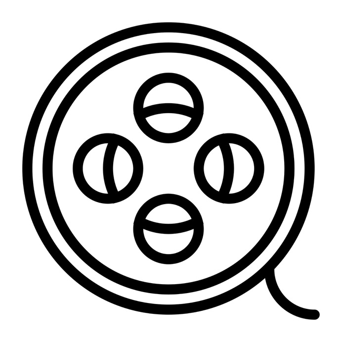 See more icon inspiration related to cinema, film, movie, video player, technology, film reel, filming and interface on Flaticon.