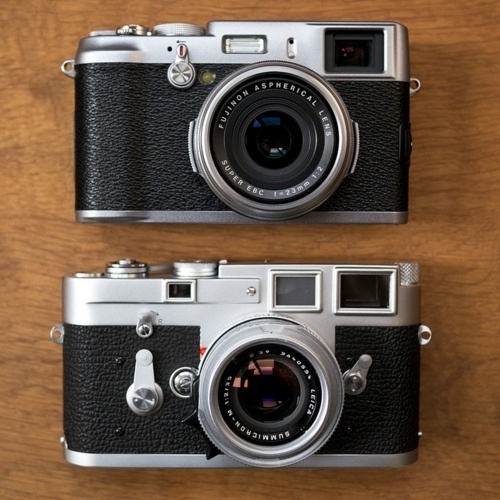 Most ExeRent bRog, Fuji X100 vs Leica M3 rossmillar: #camera #photography #wood