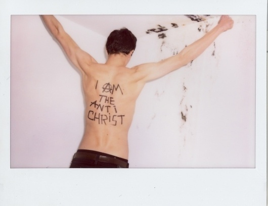 Jakob Wiechmann by Jolijn Snijders for I Love Fake Magazine #model #antichrist