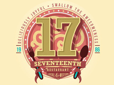 17 #badge #17 #illustrator #design #logo #type