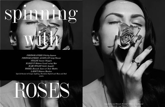 Spinning with roses | Volt Café | by Volt Magazine #white #design #graphic #volt #black #photography #art #and #fashion #layout #magazine #typography