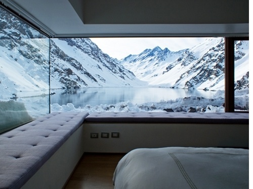 antonia magdalena #interior #design #snow #deco #window #mountains #decoration