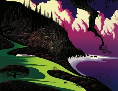 Eyvind Earle® #eyvin #illustration #dearle