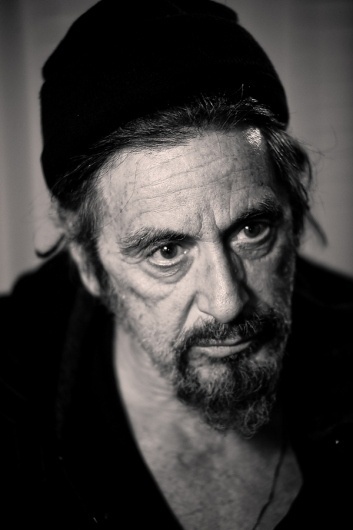 Casting By on the Behance Network #white #pacino #al #black #portrait #and