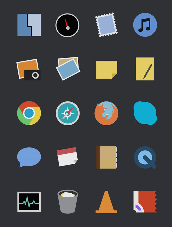 Free Minimal App Icons #illustration #design #app #icons