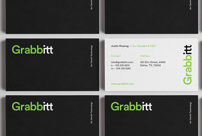 Grabbitt by DIA #branding #stationary