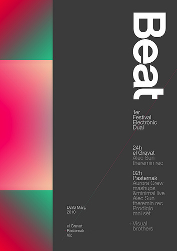Beat festival Poster — marindsgn | Flickr Photo Sharing! #beat #electronic