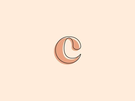 I love how this kind of shadows the text behind the outline. Also these colors are lovely!