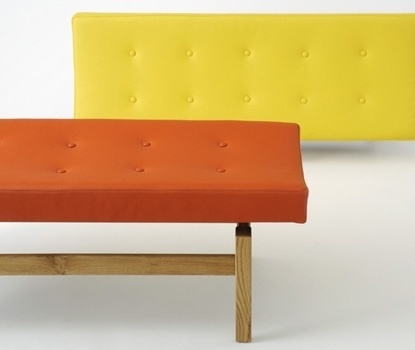 U 620 upholstered bench, Jens Risom furniture from Rocket, London #jens #risom