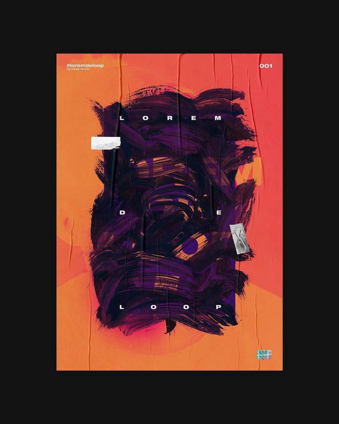 Day 001 🏴‍☠️・ Officially kicking off part two of #loremdeloop! 🙌 Which is your favorite of part one?! ・ ・ ・ #postereveryday #gradient #posterdesign #inspiration #printdesigns #designeveryday #printdesign #typographyart #graphicdesign #graphicdesigner...
