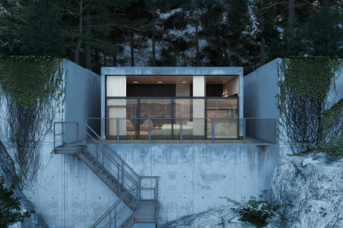 Chair House by Igor Sirotov #interior design #minimal architecture