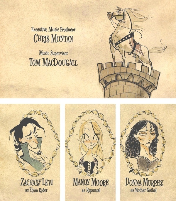 Beautiful drawings by Shiyoon K From the Tangled credit sequence. #illustration #disney #tangled
