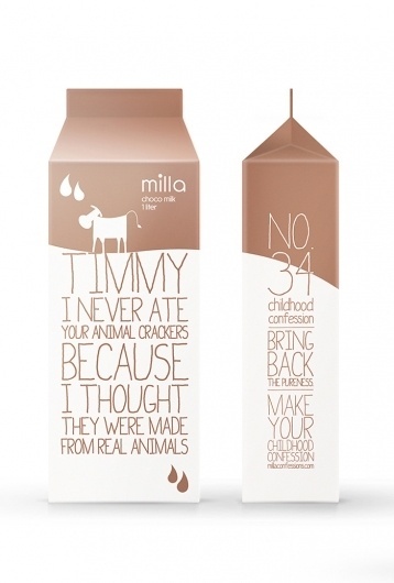 MillaÂ Confessions - The Dieline: The World's #1 Package Design Website -
