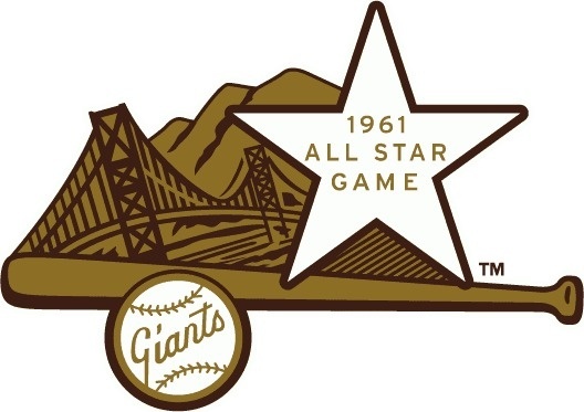 1961 MLB All-Star Game Logo #giants #sf #vintage #baseball #logo