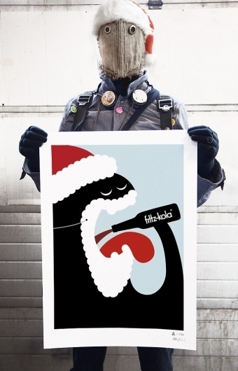 Fritz-Kola. Christmas Art Print. | The Rocket & Wink Homepage #wink #rocket #germany #and
