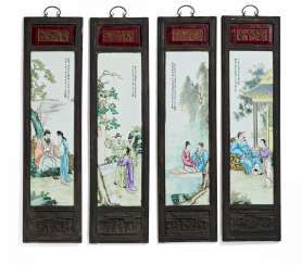 Four large Panels with pairs #porcelain