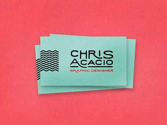 Business card design idea #134: Chris Acacio Business Cards